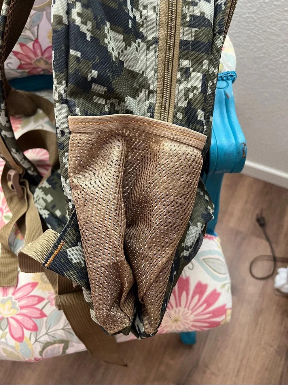 San Jose Sharks Brent Burns Camo Backpack